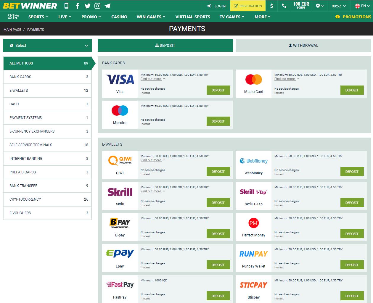 Payments Methods